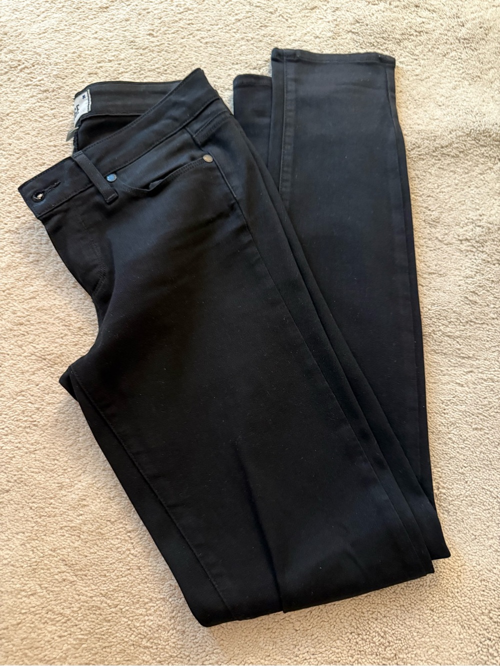 Paige Verdugo Ultra Skinny Black Jeans